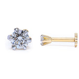 Eternal Sparkle Diamond Stud Earrings zaveribros.com