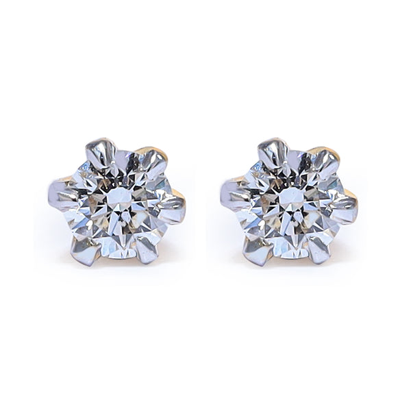 Eternal Sparkle Diamond Stud Earrings zaveribros.com