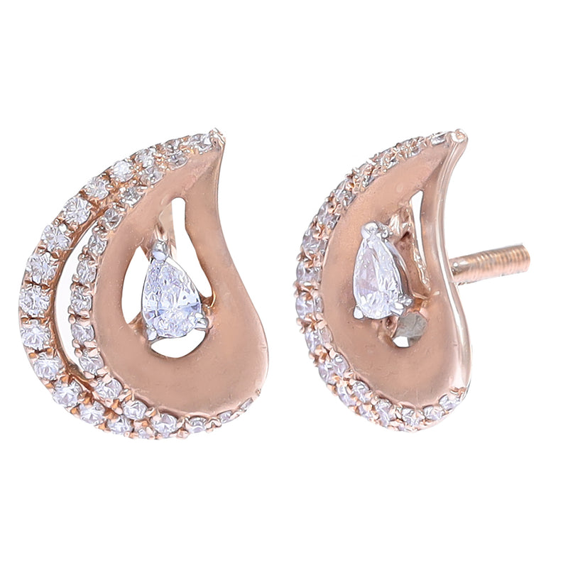 Serene Elegance Diamond Stud Earrings zaveribros.com