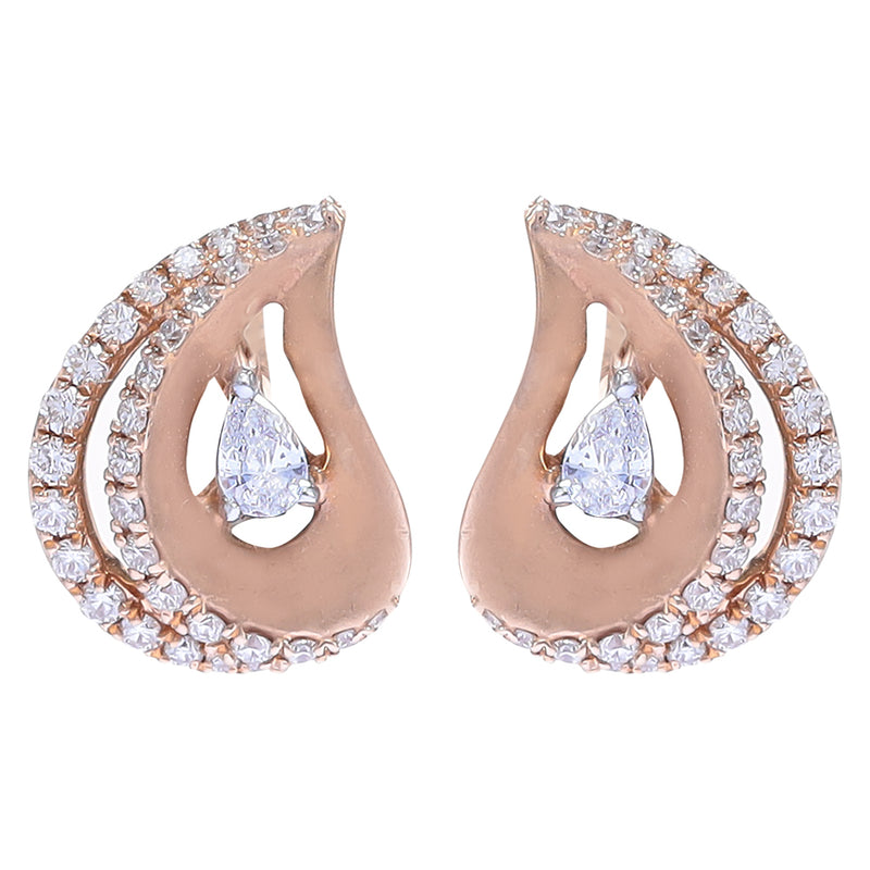 Serene Elegance Diamond Stud Earrings zaveribros.com