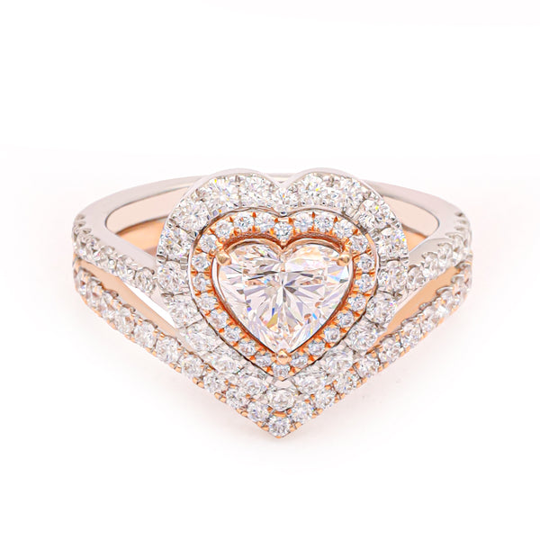 Dual Harmony Heart Ring zaveribros.com