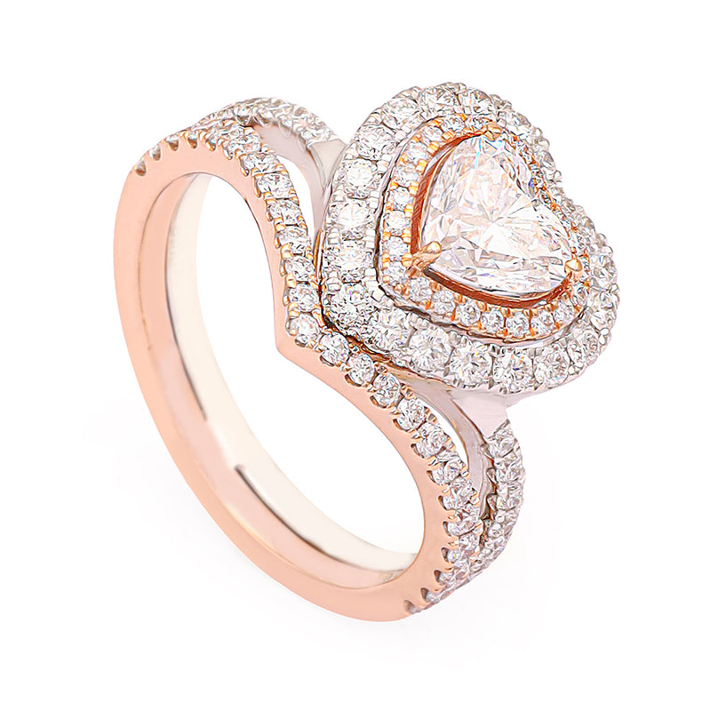 Dual Harmony Heart Ring zaveribros.com