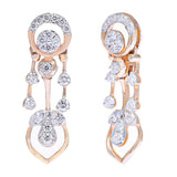 Glamour Flow Diamond Drop Earrings zaveribros.com