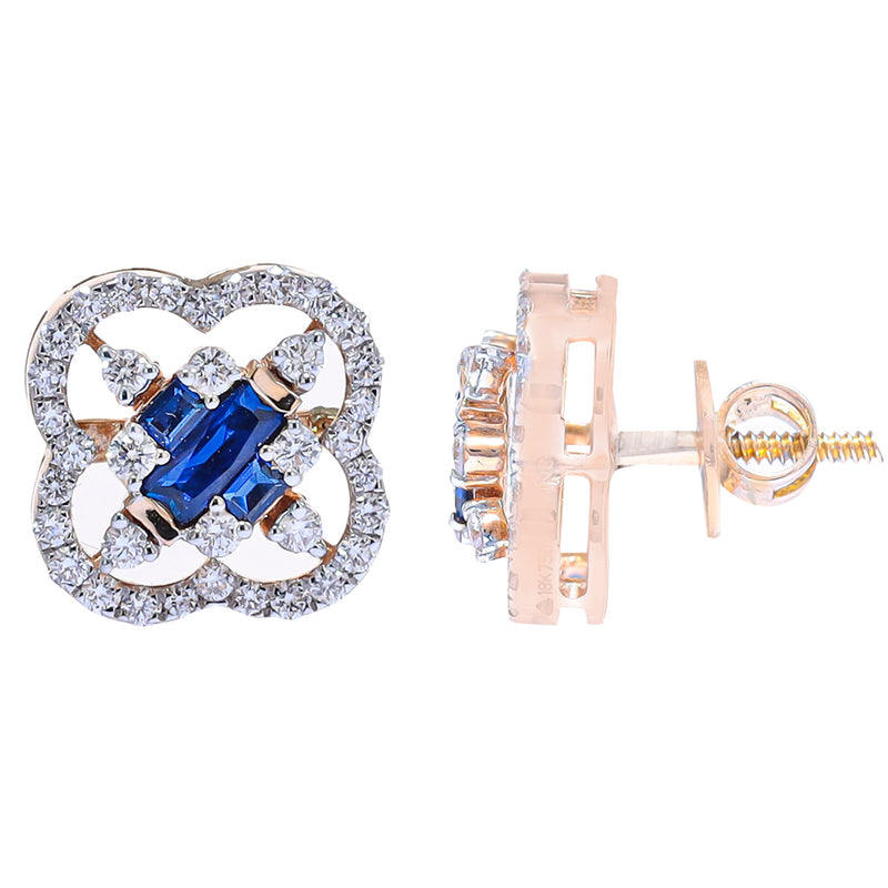 Regal Radiance Diamond Stud Earrings zaveribros.com