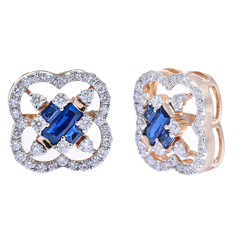 Regal Radiance Diamond Stud Earrings zaveribros.com