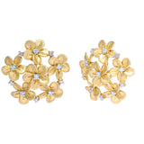 Blooming Elegance Diamond Stud Earrings zaveribros.com