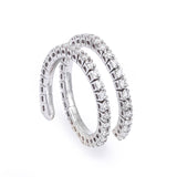 Serpentine Diamond Ring zaveribros.com