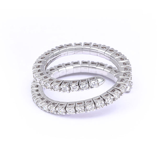 Serpentine Diamond Ring zaveribros.com