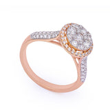 Radiant Cluster Diamond Ring zaveribros.com