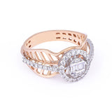 Baguette Brilliance Gold Ring zaveribros.com