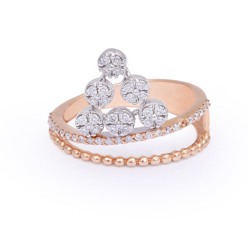 Diamond Tri-Circle Delight Ring zaveribros.com