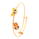 Flexible White Gold Bangle Cum Bracelet (Copy) zaveribros.com