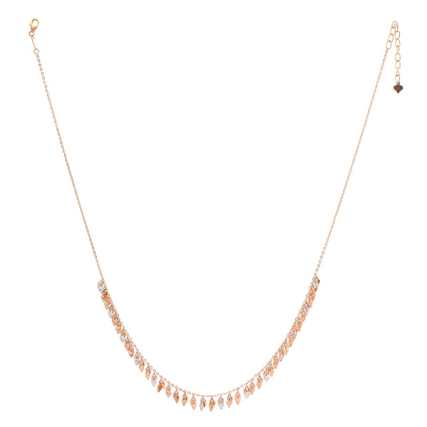 Gleaming Cascade 18K Gold Necklace zaveribros.com