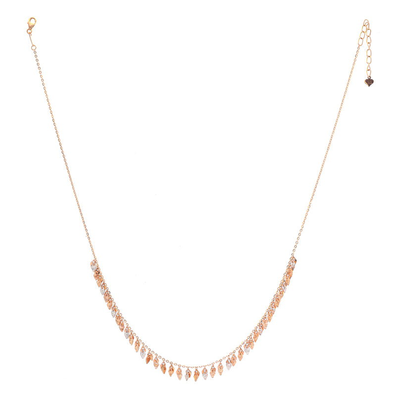 Gleaming Cascade 18K Gold Necklace zaveribros.com