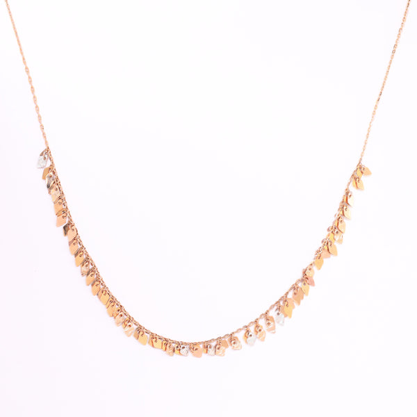 Gleaming Cascade 18K Gold Necklace zaveribros.com