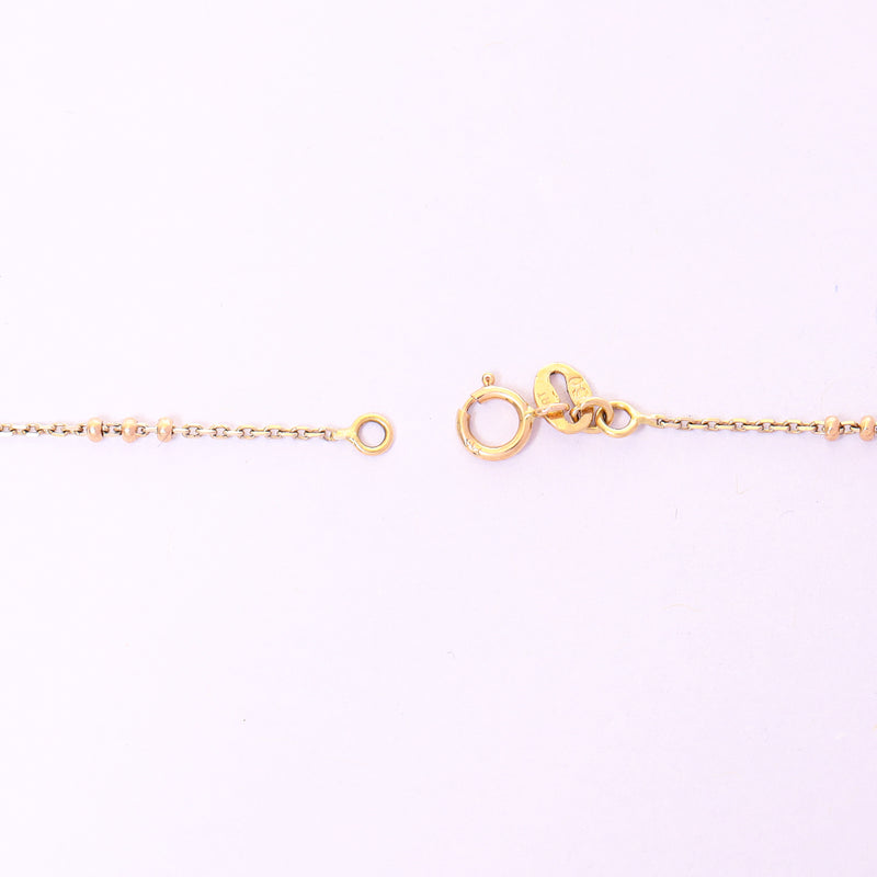 Cascading Brilliance 18K Gold Diamond Drop Necklace" zaveribros.com