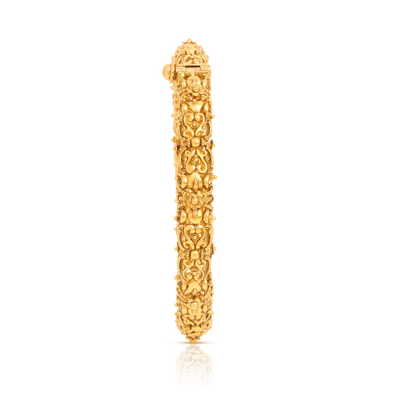 Conventional Gold Bangle - zaveribros.com