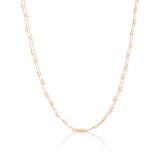 "Pearlescent Splendor: A Gold Chain Necklace" - zaveribros.com