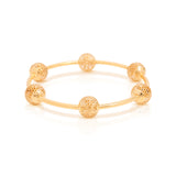 Bubble Gold Bangle - zaveribros.com