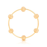 Bubble Gold Bangle - zaveribros.com