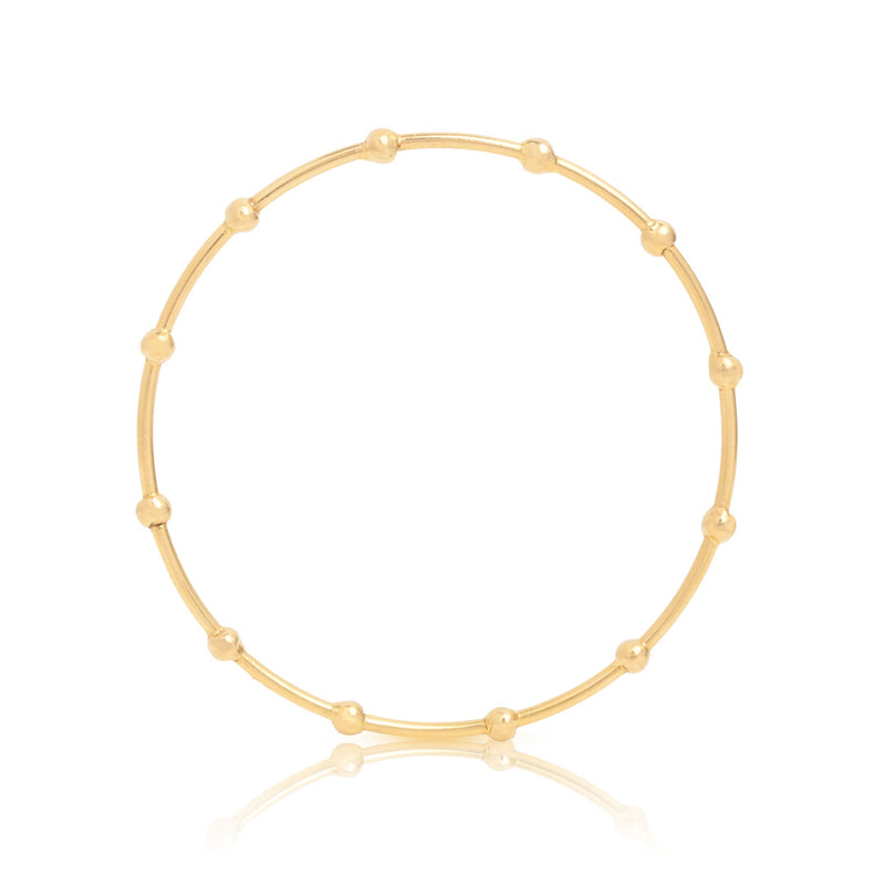 Cora Regular Wear Gold Bangle - zaveribros.com