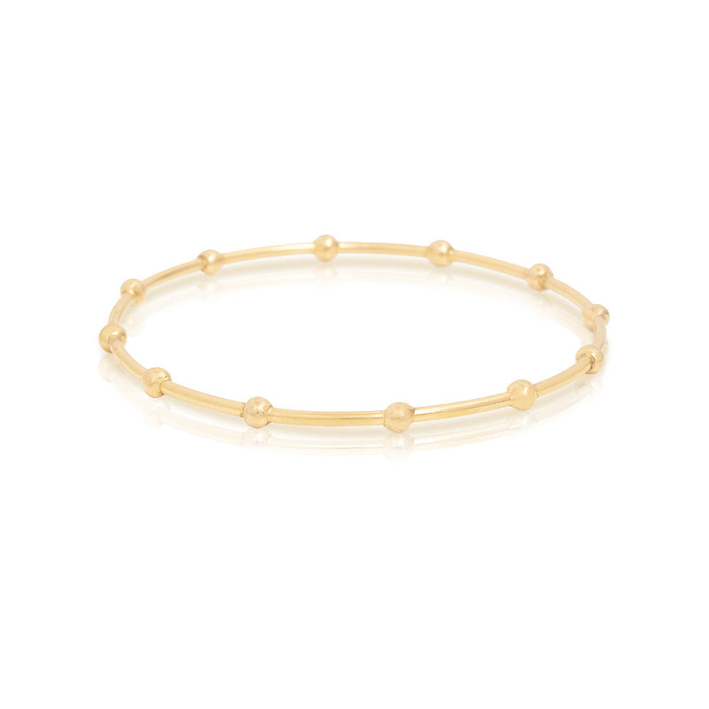 Cora Regular Wear Gold Bangle - zaveribros.com