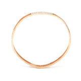 Dazzling Zig Zag Gold Bangle - zaveribros.com