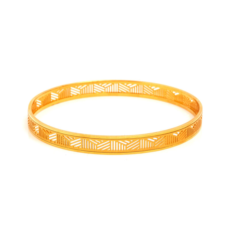 Ethnic Gold Bangle - zaveribros.com