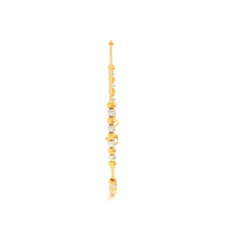 Charming Two Tone Gold Bracelet - zaveribros.com