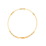 Charming Two Tone Gold Bracelet - zaveribros.com