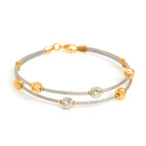 Dazzling Glam Gold Bangle - zaveribros.com