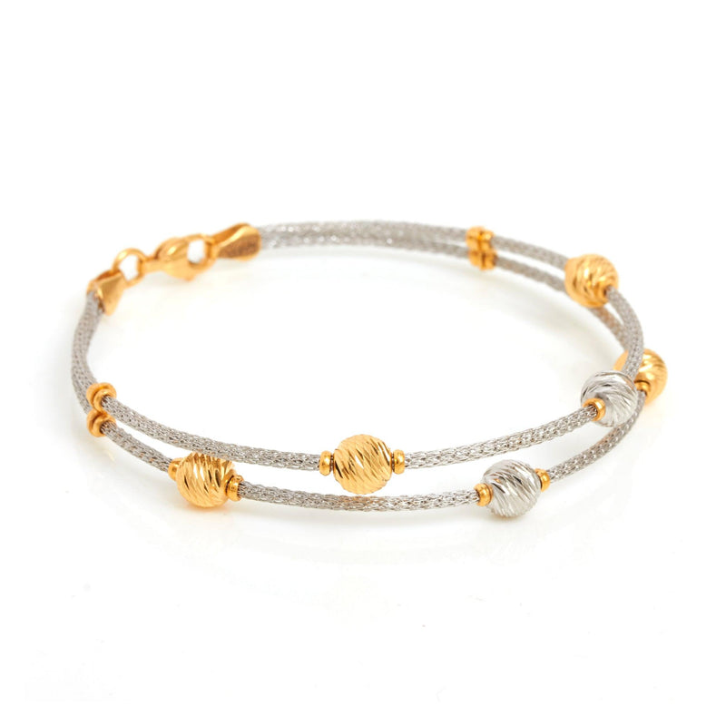 Dazzling Glam Gold Bangle - zaveribros.com