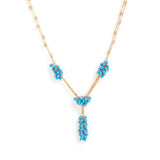 Turquoise Beauty Gold Chain - zaveribros.com