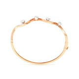 Wavy Charm Diamond Bangle - zaveribros.com