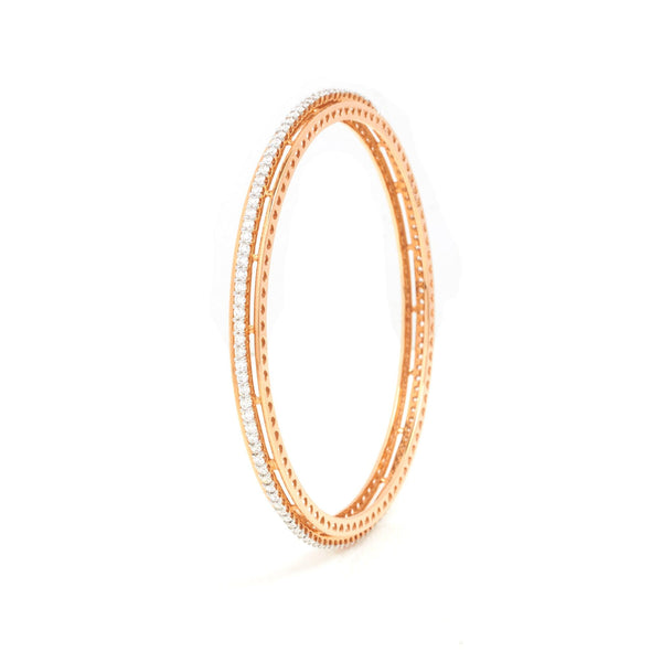 Simple Elegance Diamond Bangle - zaveribros.com