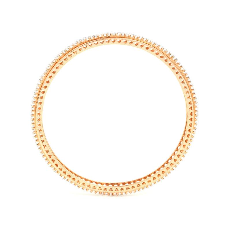 Simple Elegance Diamond Bangle - zaveribros.com