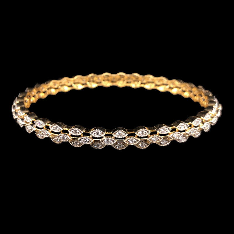 Glamourous Charm Diamond Bangle - zaveribros.com