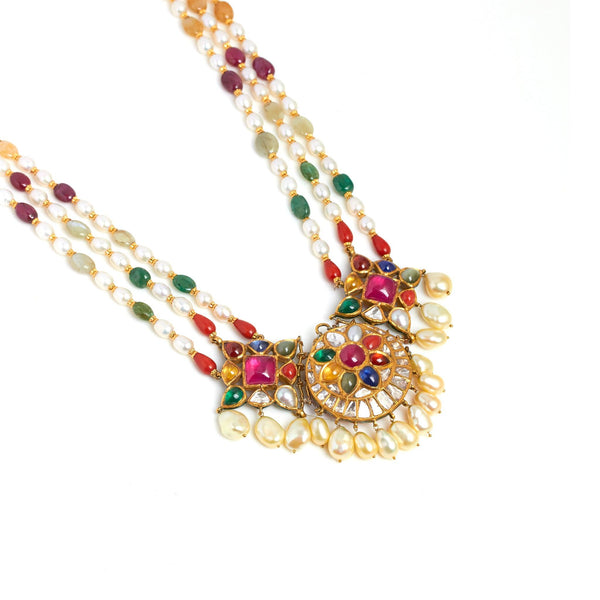 Elegant Hamsi Gold Necklace - zaveribros.com