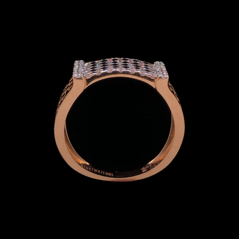 Geometric Diamond Ring For Men freeshipping - zaveribros.com