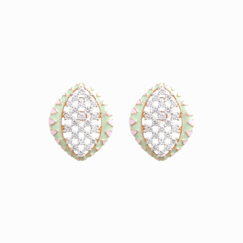 Glory of Twilight Diamond Stud Earrings - zaveribros.com