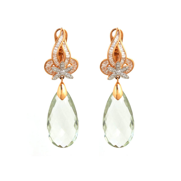 Fashionable Diamond Earrings - zaveribros.com