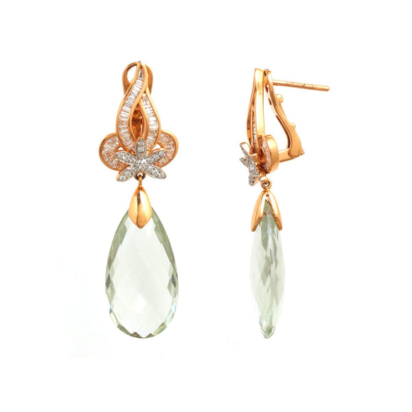 Fashionable Diamond Earrings - zaveribros.com