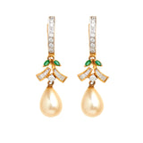 Perfectly Glamorous Diamond Bali Earrings - zaveribros.com