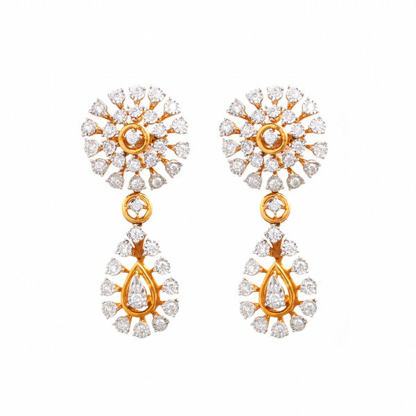 Magnificent Diana Diamond Earrings - zaveribros.com