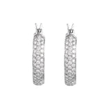 Shikha Diamond Hoop Earrings - zaveribros.com