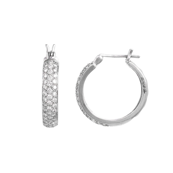 Shikha Diamond Hoop Earrings - zaveribros.com