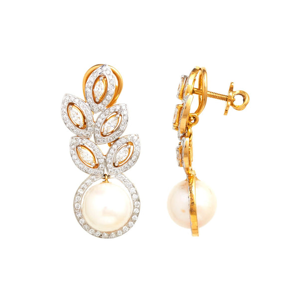 Elegant Diamond Earrings - zaveribros.com