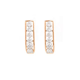 Magnificent J Valley 18Kt Diamond Stud Earrings - zaveribros.com