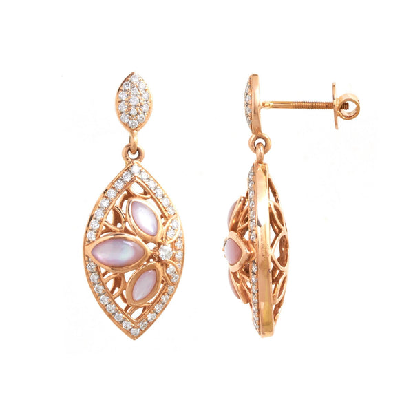 Fashionable Diamond Stud Earrings - zaveribros.com