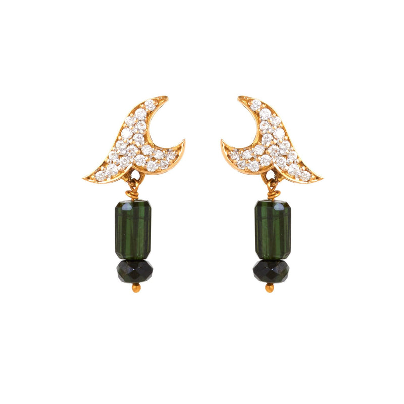 Bewitching 18Kt Diamond Drop Earrings - zaveribros.com